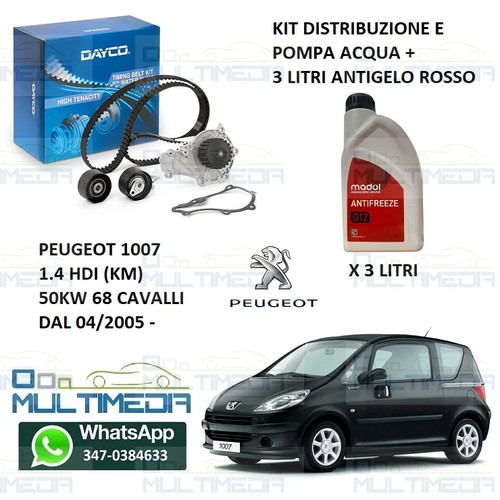Kit distribuzione pompa acqua - distribuzione,