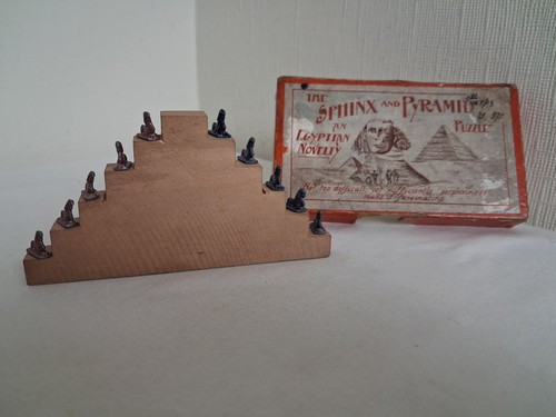 Raro antico puzzle sfinge e - *raro*,