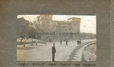 Bella fotografia amatoriale originale, Mantova/Corte Reale da San Giorgio 1900ca