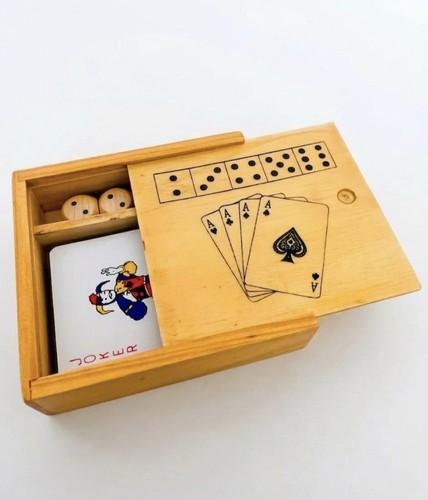 Set legno gioco poker - set,