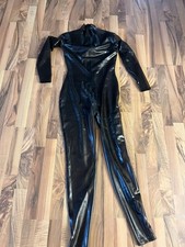 Latex Catsuit, tuta, tuta intera, taglia S, trasparente nero