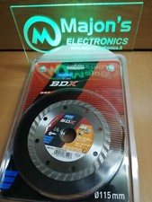 Disco da taglio diamantato D. 115 ceramica gres porcellanato piastrelle mattoni 