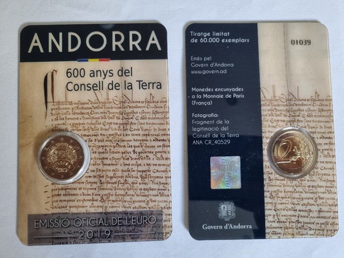 Euro commemorativi andorra - euro,