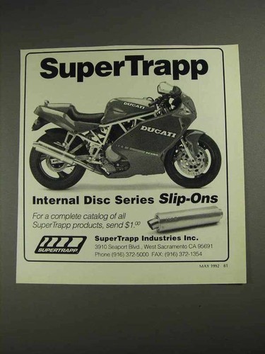 1992 supertrapp internal - internal, disc