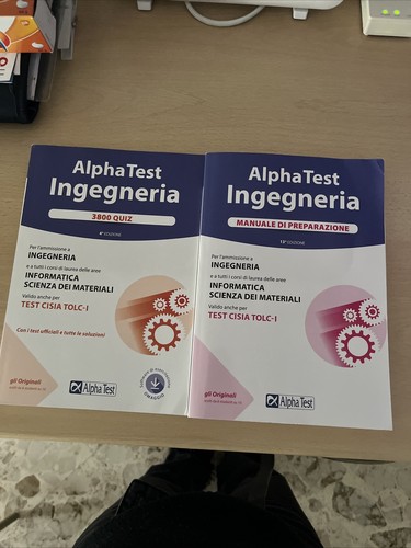 Alpha test ingegneria manuale - alpha, (manuale