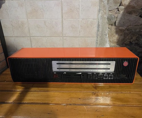 Radio vintage cge arancione - vintage,