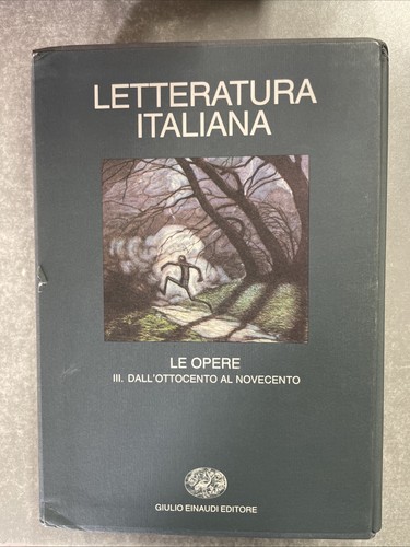 Letteratura italiana opere - italiana,