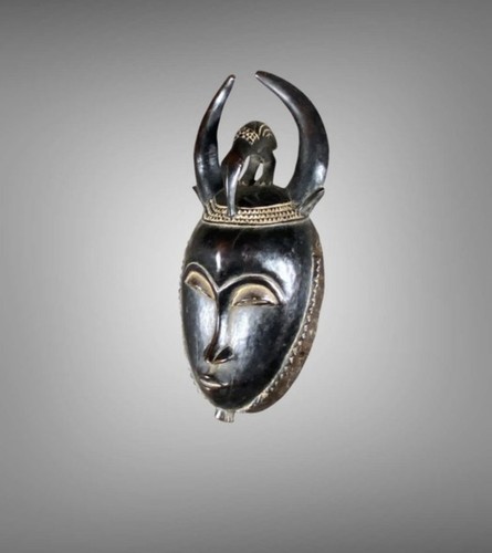 Maschera africana yaure costa - africana,