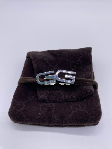 Gemelli gucci logo argento - gucci,