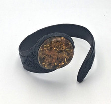 Bracciale In Pelle Con Grande