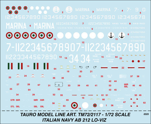 Tauro model tm72 2117 - tauro, agusta