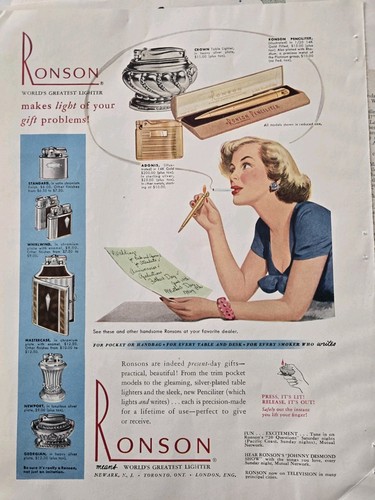 1949 ronson crown - ronson,