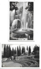 2 CARTOLINE DI ROMA ,TIVOLI - VILLA D'ESTE - Ed. L. PROVIZI  non viaggiate