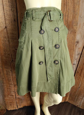 Gonna crew verde militare - gonna,