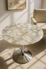 Tavolo in marmo malachite 15"