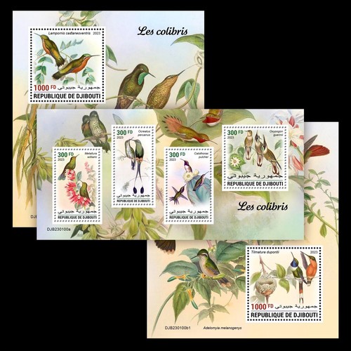Francobolli colibrì colibri - francobolli,