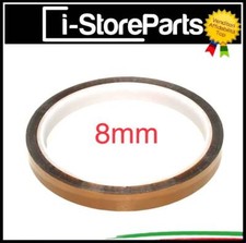 KAPTON NASTRO ADESIVO TERMICO ALTA TEMPERATURA HIGH TAPE PROTEZIONE BGA 8mm 30MT