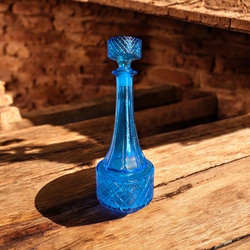Bottiglia jeanie vetro - vetro, blu
