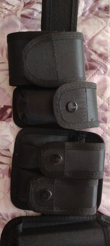 Fondina cosciale tattica nera
