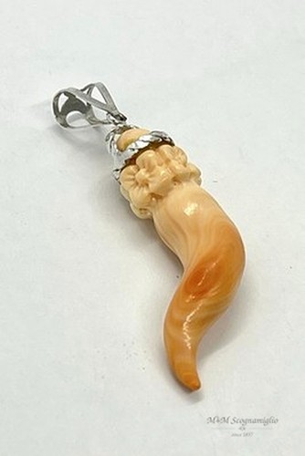 Ciondolo corno conchiglia - ciondolo,