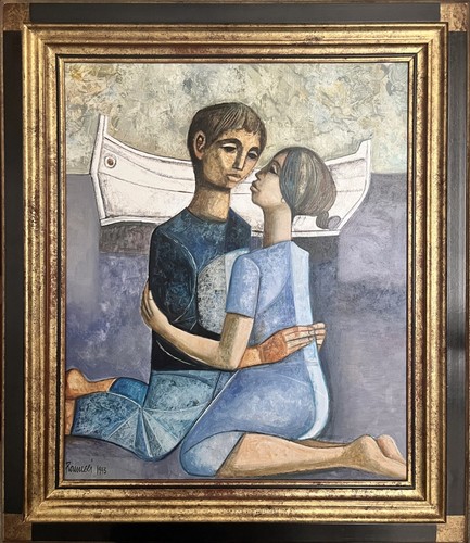 Huile sur toile lucio - huile,