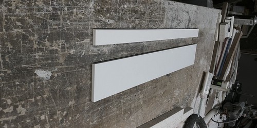 Mensola corian bianco x - in,