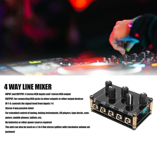 Mini mixer linea stereo - mini,