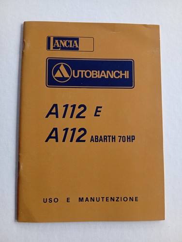 Autobianchi a112 - e, abarth