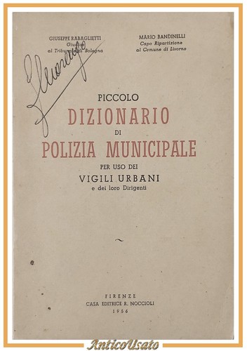 Piccolo dizionario polizia - dizionario,