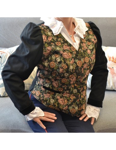 Giacca lana stile tirolese - ,