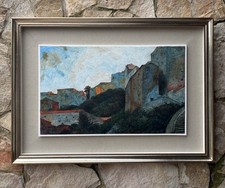 Quadro -Paesaggio Con Case-