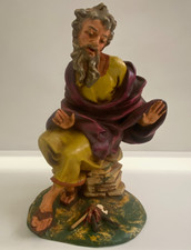 STATUINA PRESEPE VINTAGE IN CARTAPESTA "MOSE'" serie H. cm.30 Ditta FONTANINI