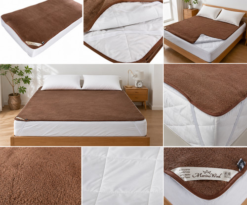 Coperta sottile lana merino - in,