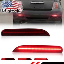 2X Rear Bumper Red LED Tail