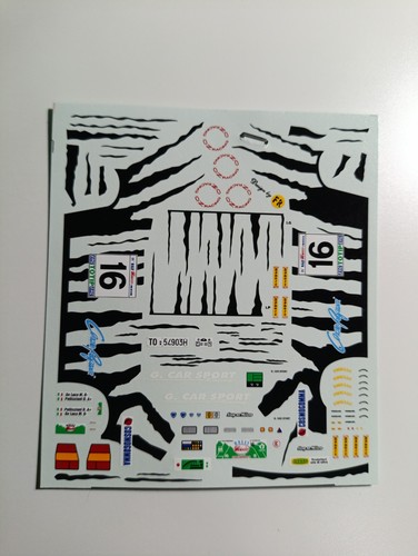 Decals lancia delta - decals, 1/43