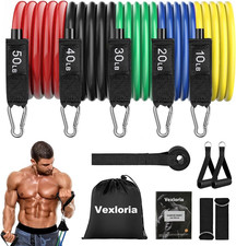 Elastici Fitness, 5 Livelli Di Bande Elastico Palestra, Fasce Elastiche, Elastic