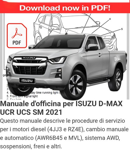Manuale officina per isuzu - per,