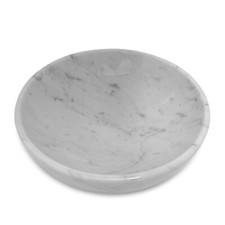 Ciotola Centrotavola Marmo Bianco Carrara White Marble Decor Kitchen Bowl D.20cm
