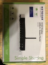Router Modem Netgear N150 Wireless ADSL2+