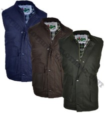 Gilet Uomo Cera Cotone Oliato