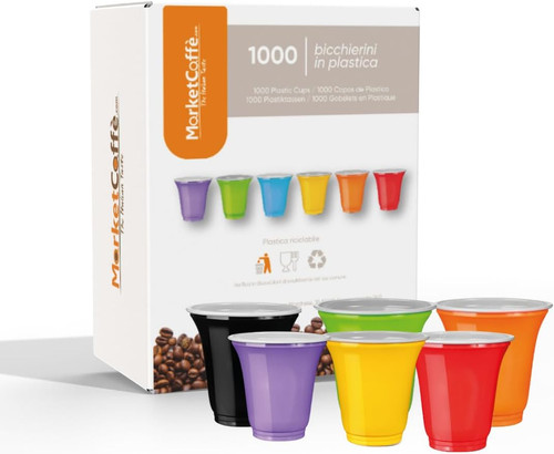 1000 bicchierini plastica - bicchierini,