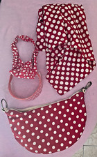 Borsello + Foulard 78 x 78 + fermacapelli in stoffa + fermacapelli in plastica