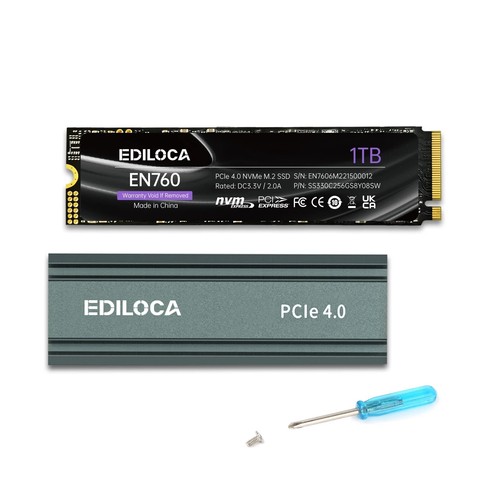 Ediloca en760 pcie m 2 - 4.0, m.2