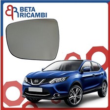 Vetro Specchietto Nissan Qashqai II J11 Piastra Specchio Sinistro Sx Termico