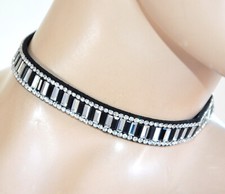 Collana donna collarino nero