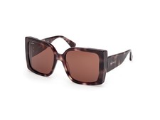 Max Mara Occhiali da Sole MM0131 HINGE  55E Havana marrone Donna 