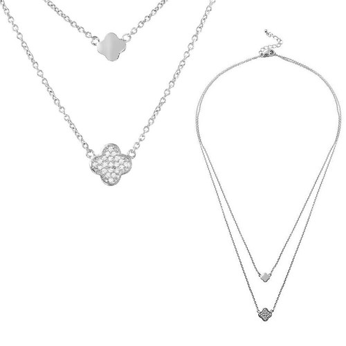 Collana doppie catene in - doppie,