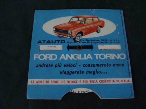 Disco orario ford anglia - disco,