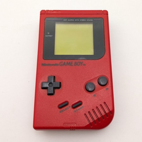Nintendo game boy dmg - game, rosso