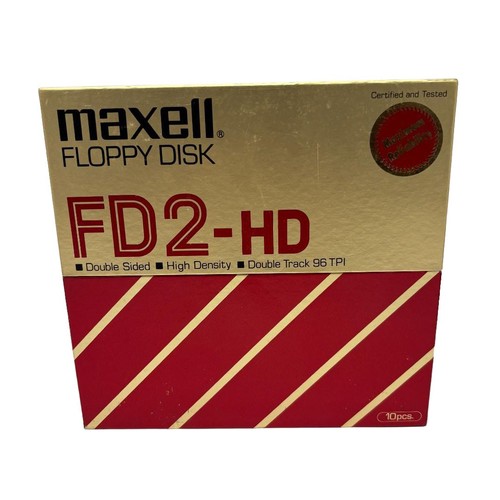 Maxell fd2 floppy disk - disk, 8